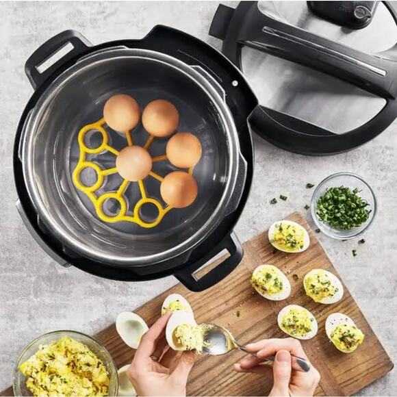 OXO Good Grips Silicone Egg Rack – One Size,Yellow - Picture 1 of 12